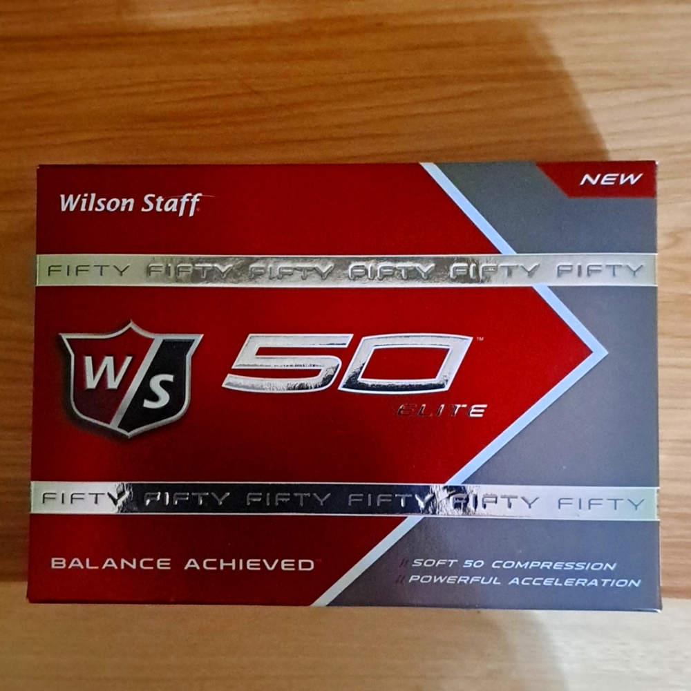 Wilson Staff 50 Elite Pack (12 Golf Balls)